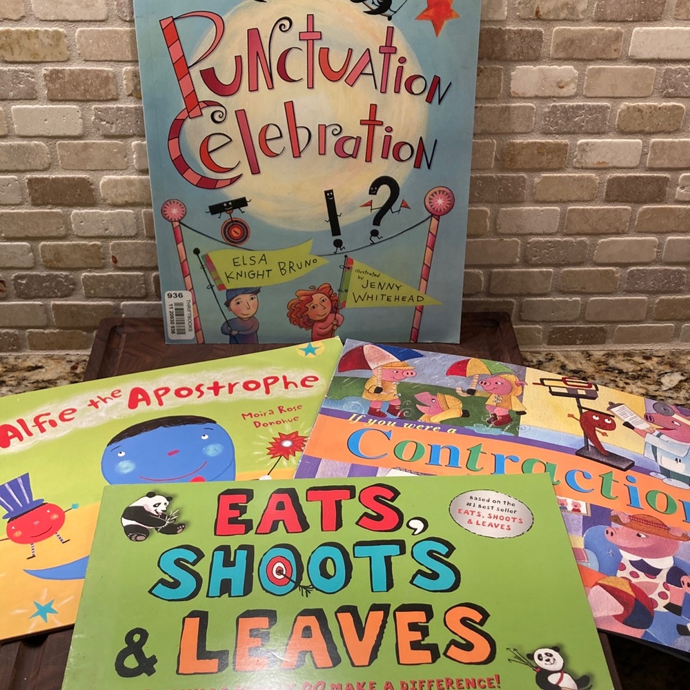 Children's Book Set - Colorful Educational Punctuation Collection